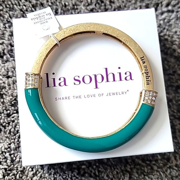 NIOB! LIA SOPHIA Chromatic Jungle Stretch Bracelet with rhinestones (medium) - Picture 1 of 3